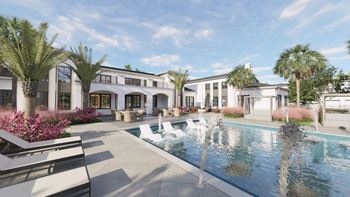 Resort Style Pool at Terrassa Luxury Apartments, Saint Augustine Florida